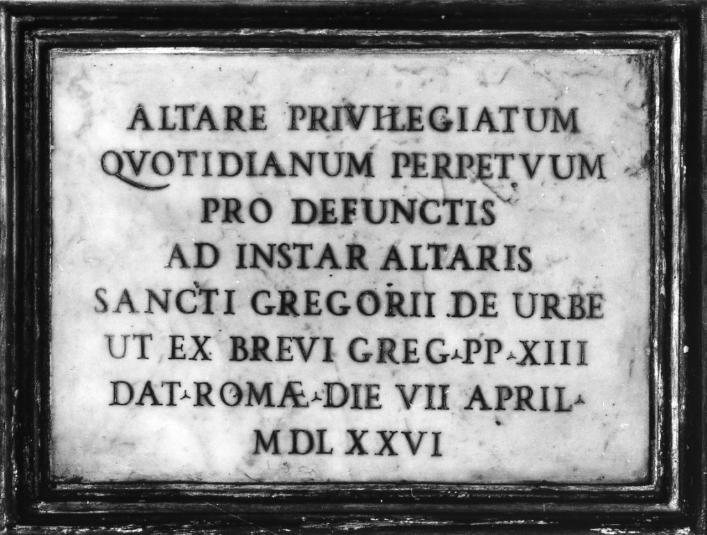 lapide - ambito romano (sec. XVI)